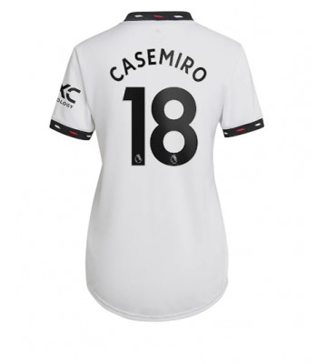 Manchester United Casemiro #18 Bortedrakt Kvinner 2022-23 Kortermet